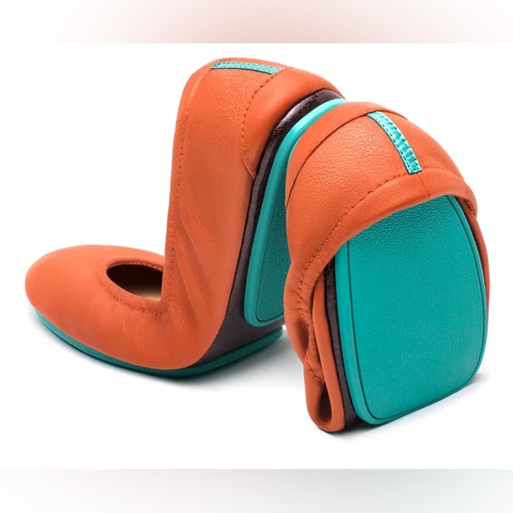 GUC tangerine Tieks ballet flats 9
